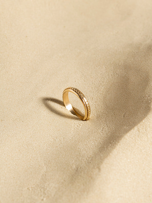 Turning Wheel Eternity Ring in 14K