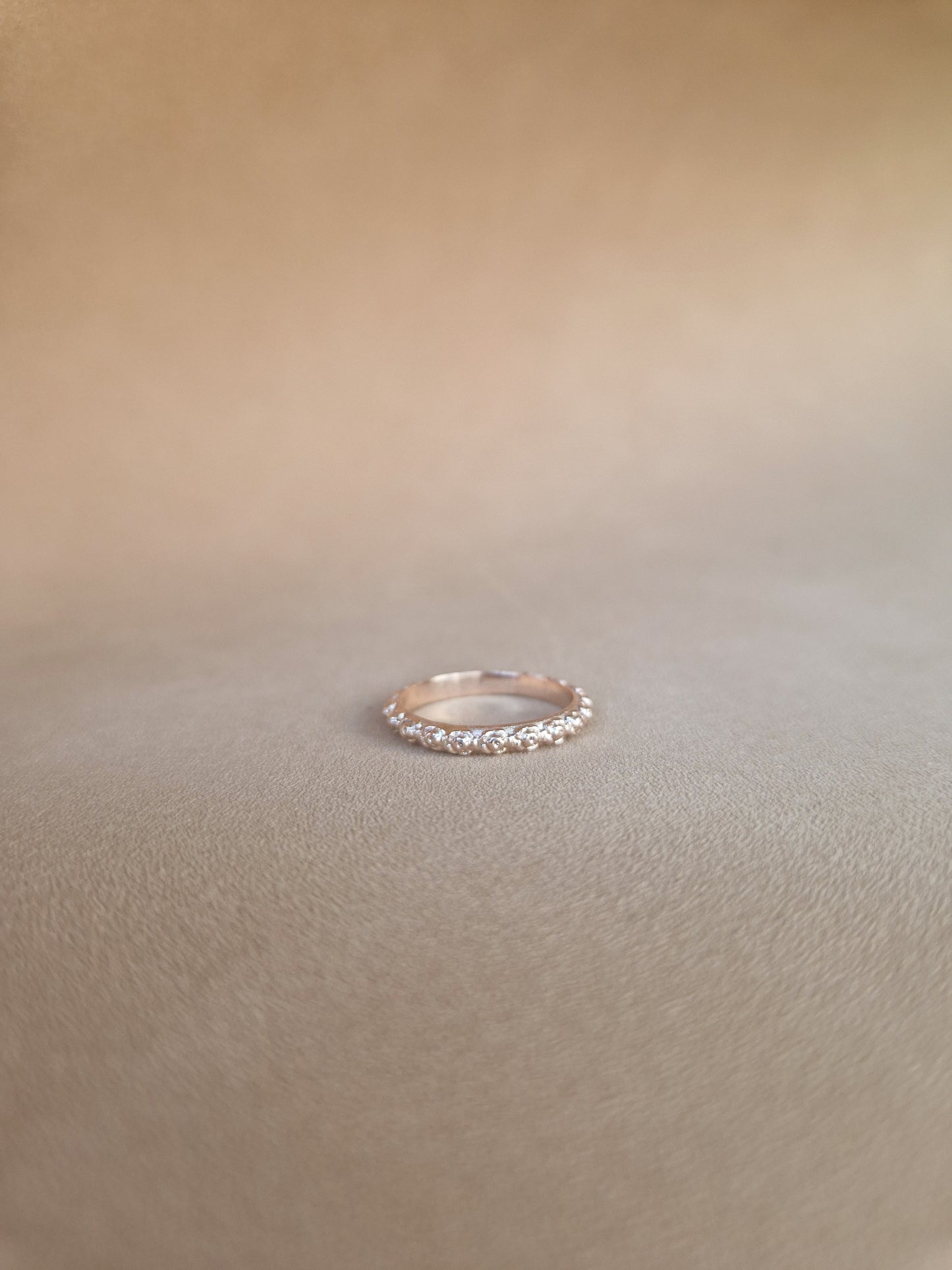 IN BLOOM טבעת פרחים 14K