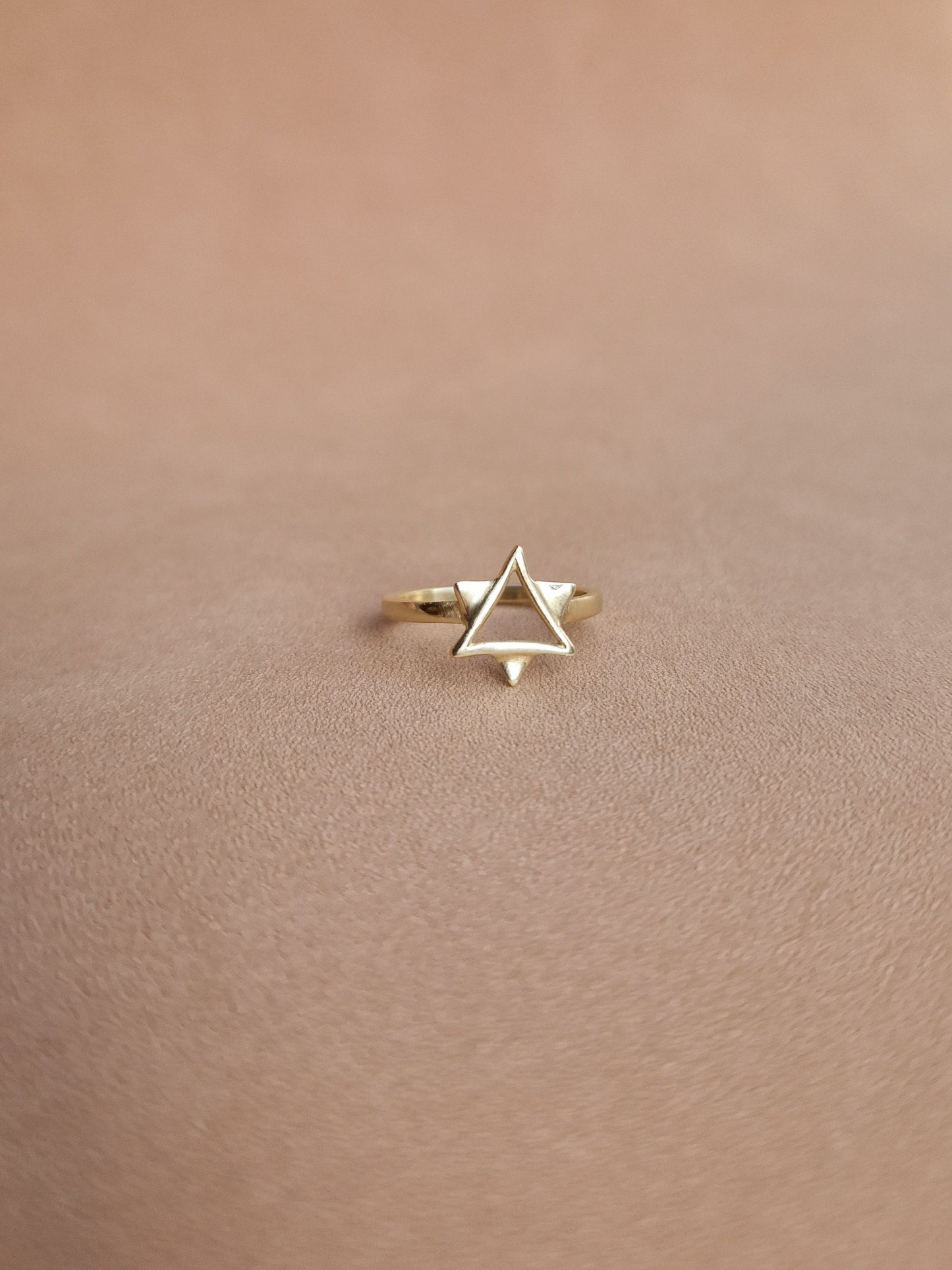 Star of David Ring 14k