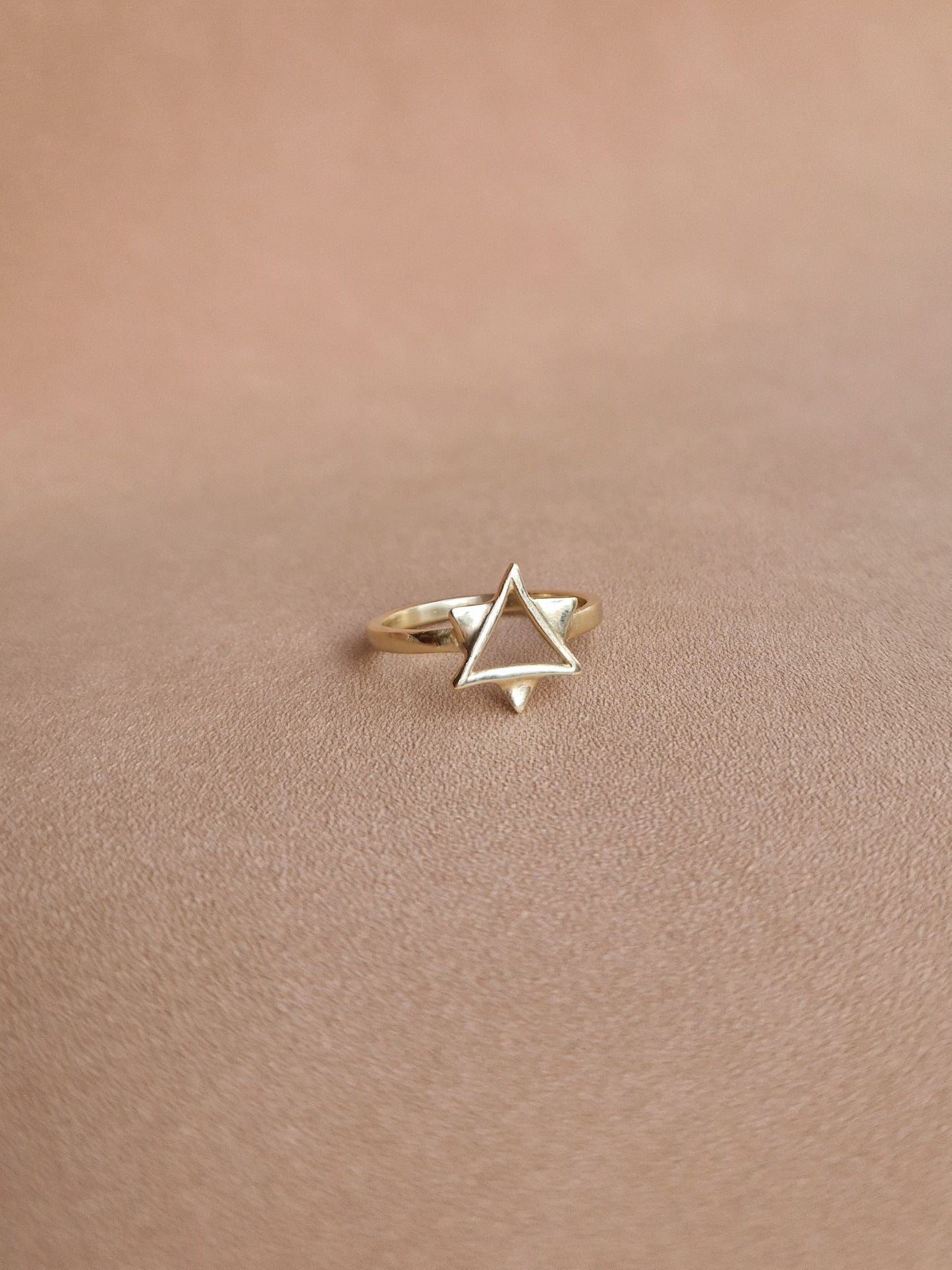 Star of David Ring 14k