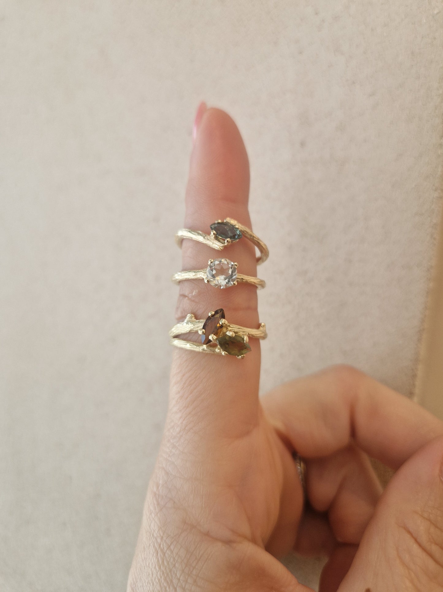 Roots Twisted Ring in 14K