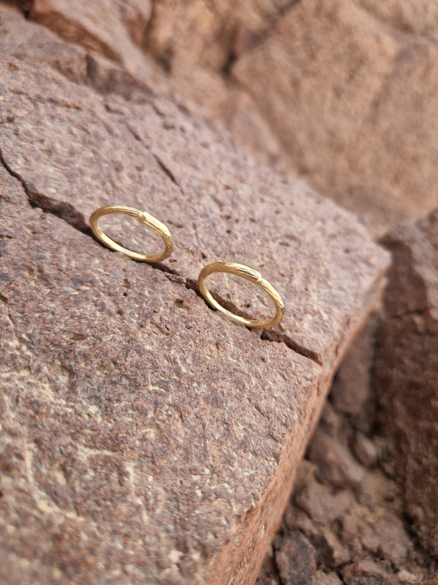 Roots Woman's Wedding Ring in 14K