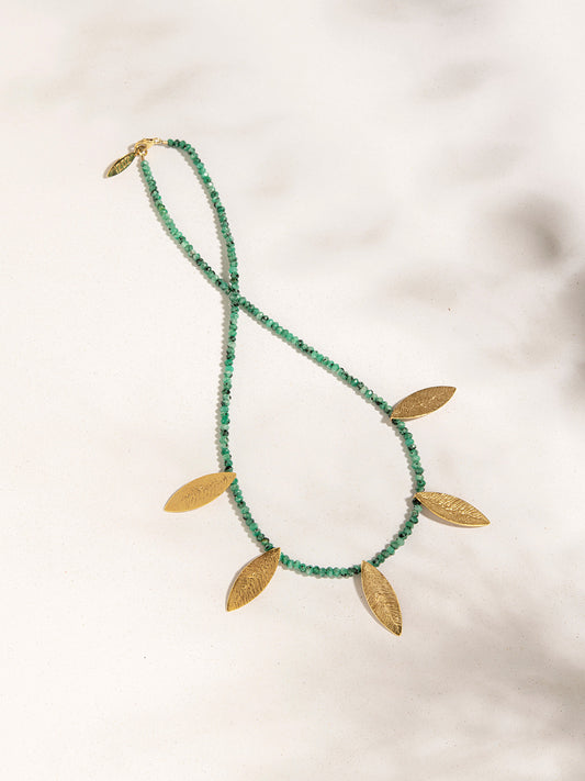 Greek Goddess Gemstone Necklace