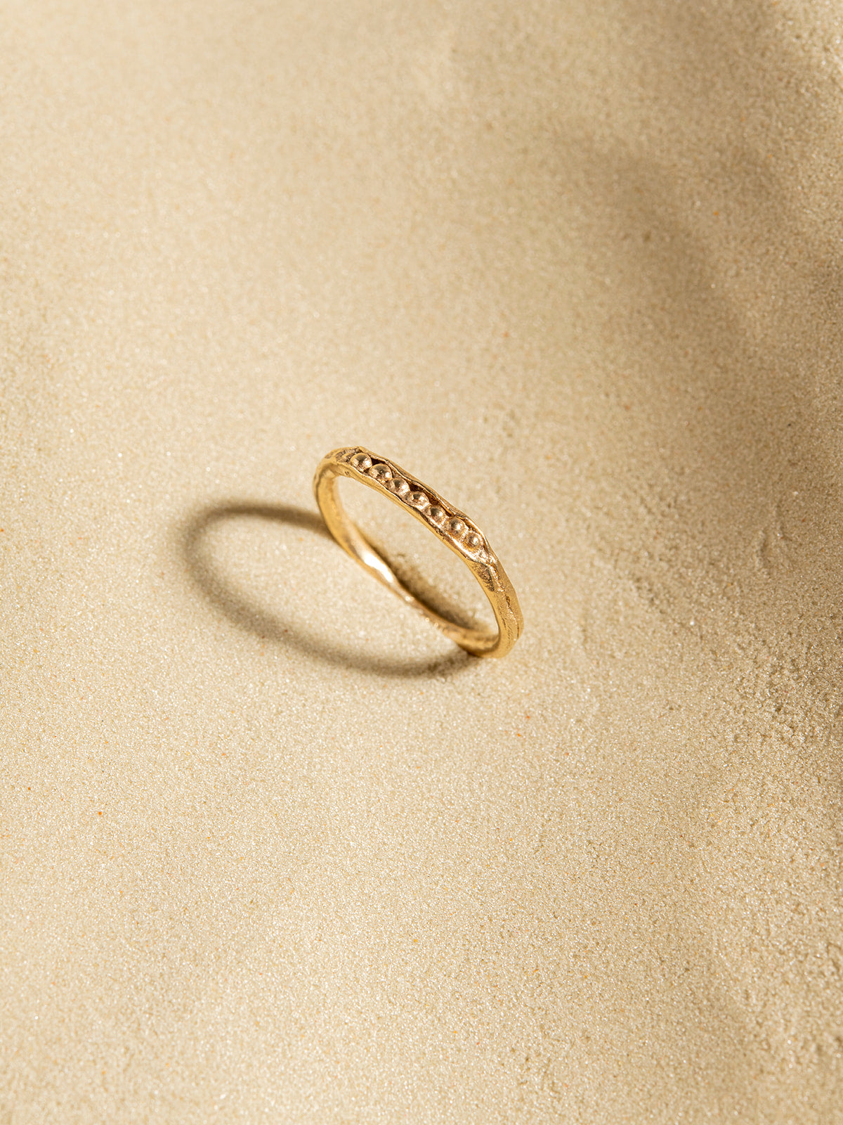 Peapod Gemstone Ring in 14K