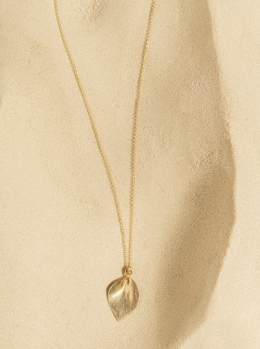 Petal Necklace in 14K