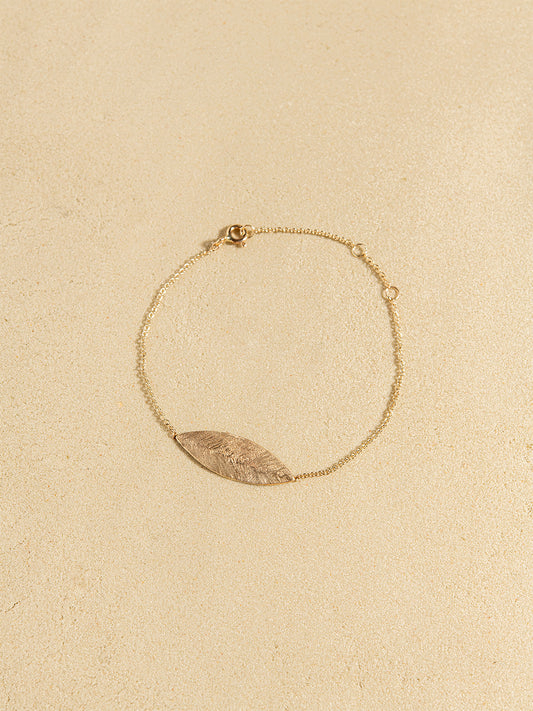 Greek Goddess Chain Bracelet 14K