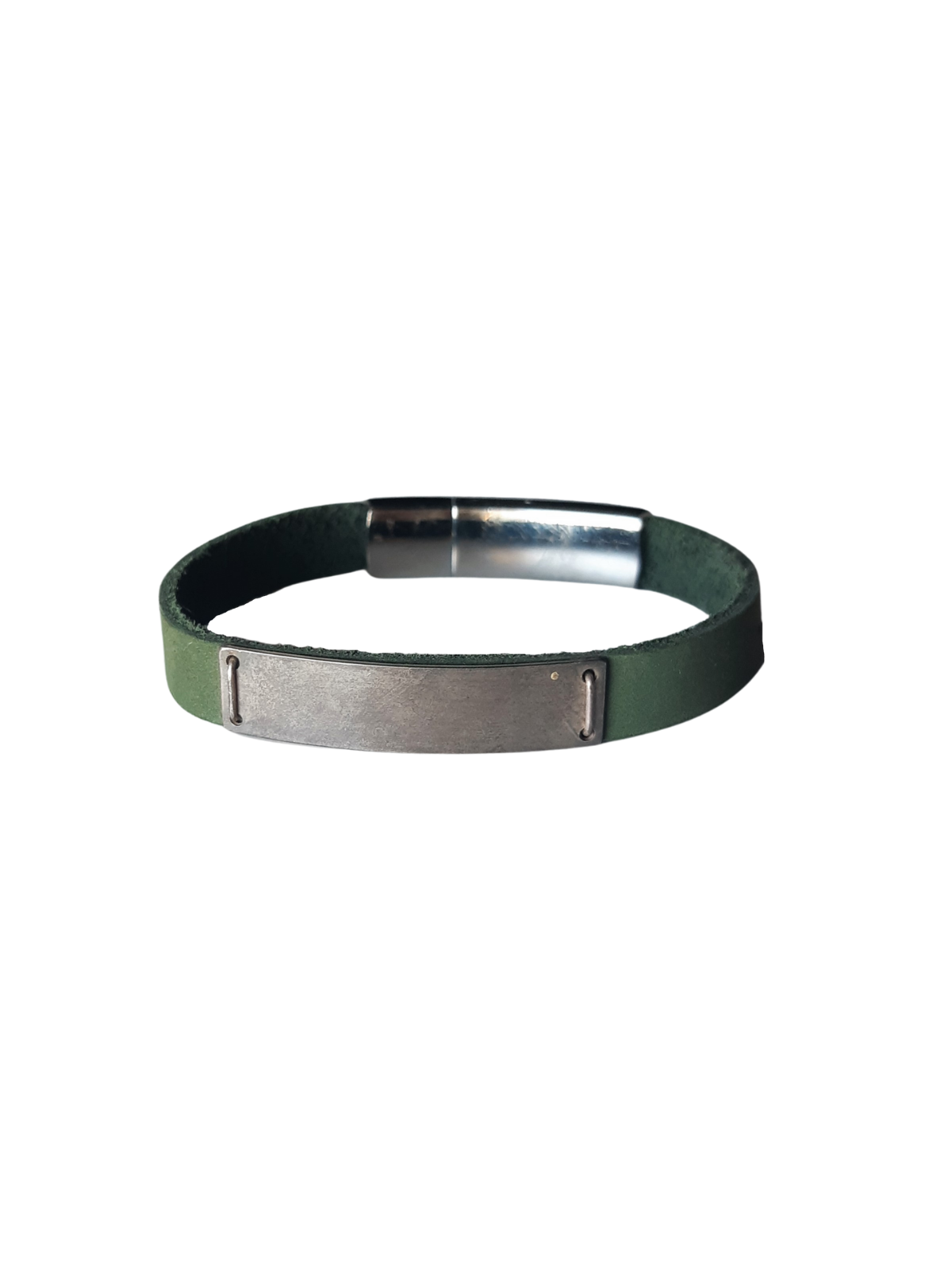 Mens Personalized Leather Bracelet