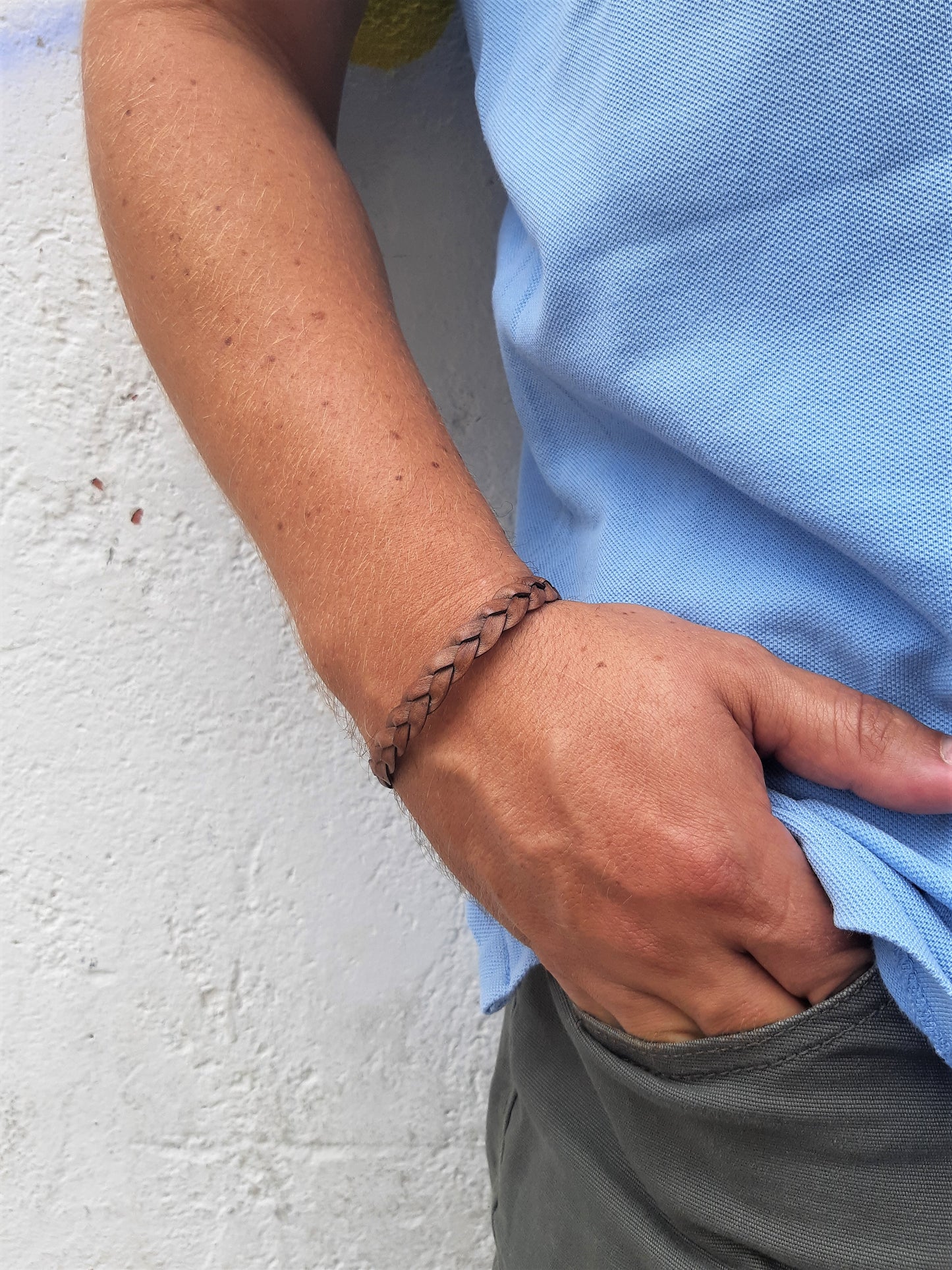Braided Leather Bracelet for MEN