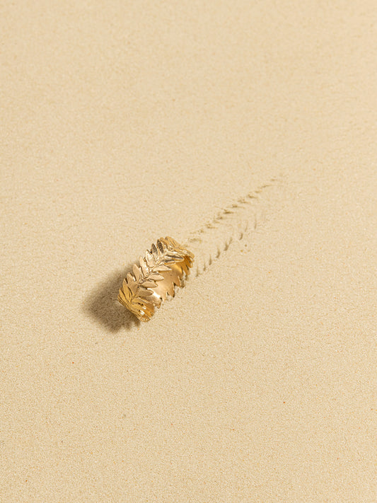 IN BLOOM Leaf Ring in 14K