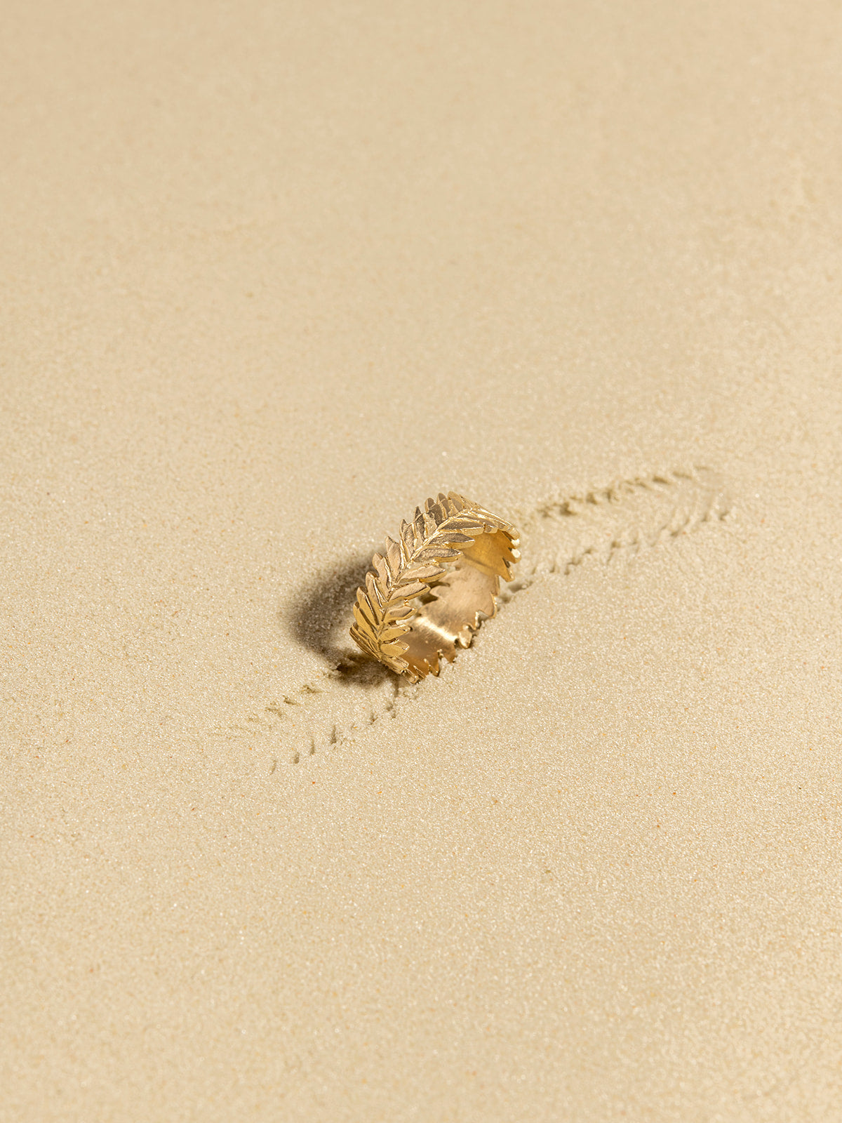 IN BLOOM Leaf Ring in 14K