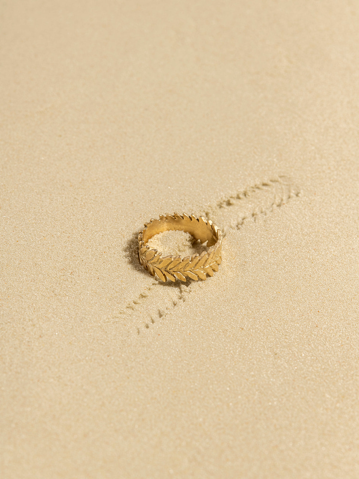 IN BLOOM Leaf Ring in 14K