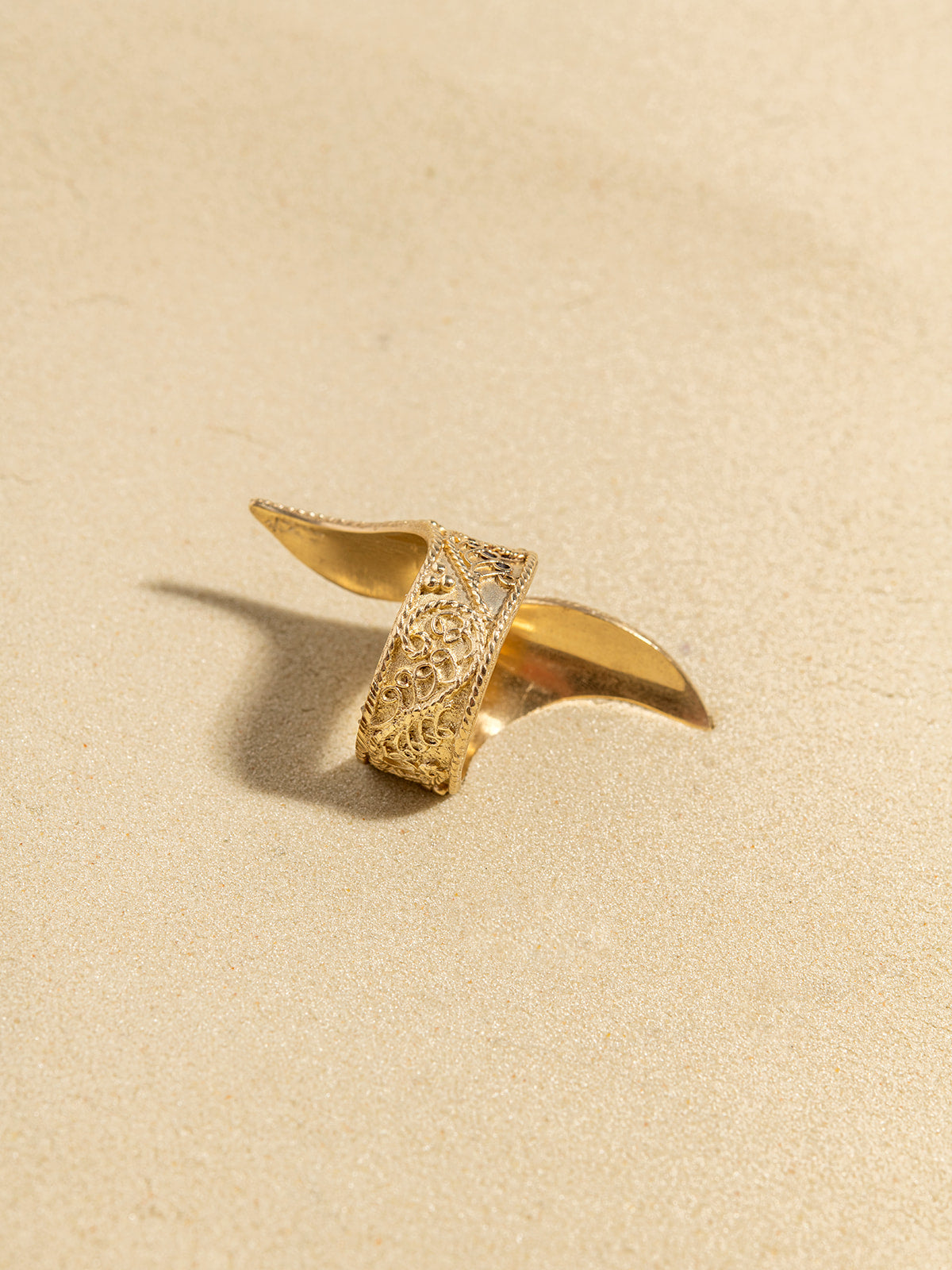 India Ring in 14K