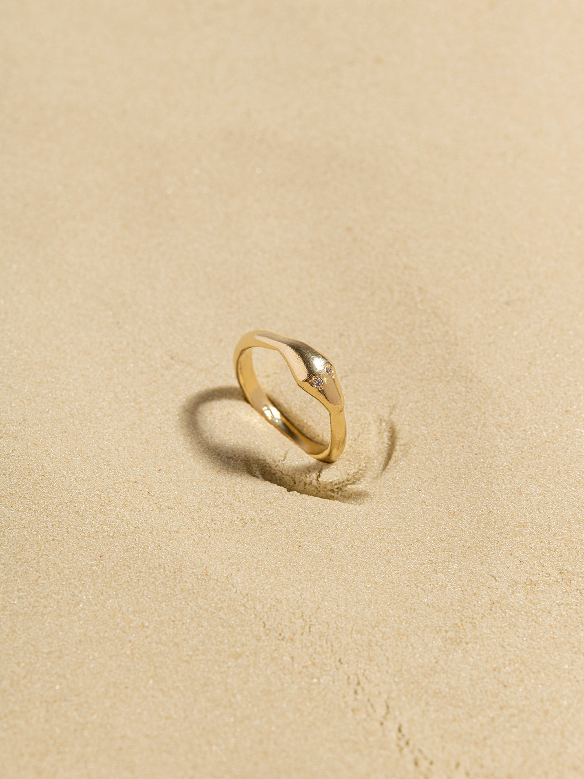 MAMBA Ouroboros Ring in 14K
