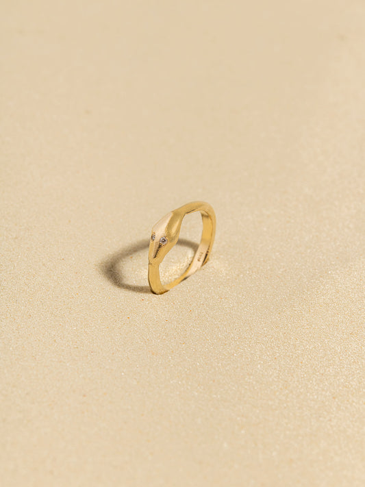 MAMBA Ouroboros Ring in 14K