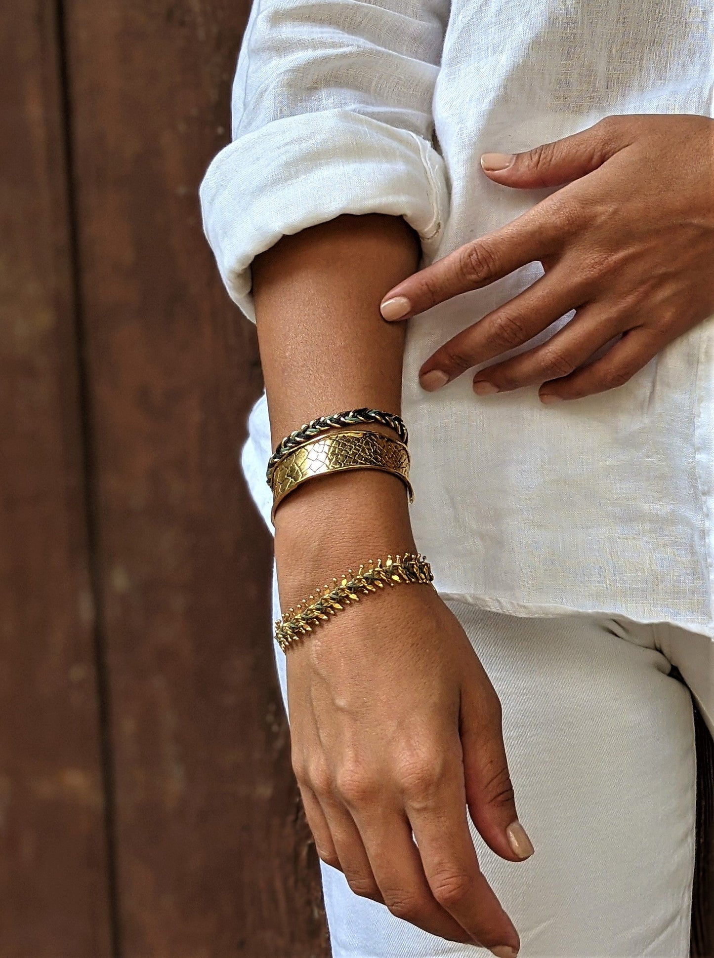 SAVANA Braided Cuff Bracelet