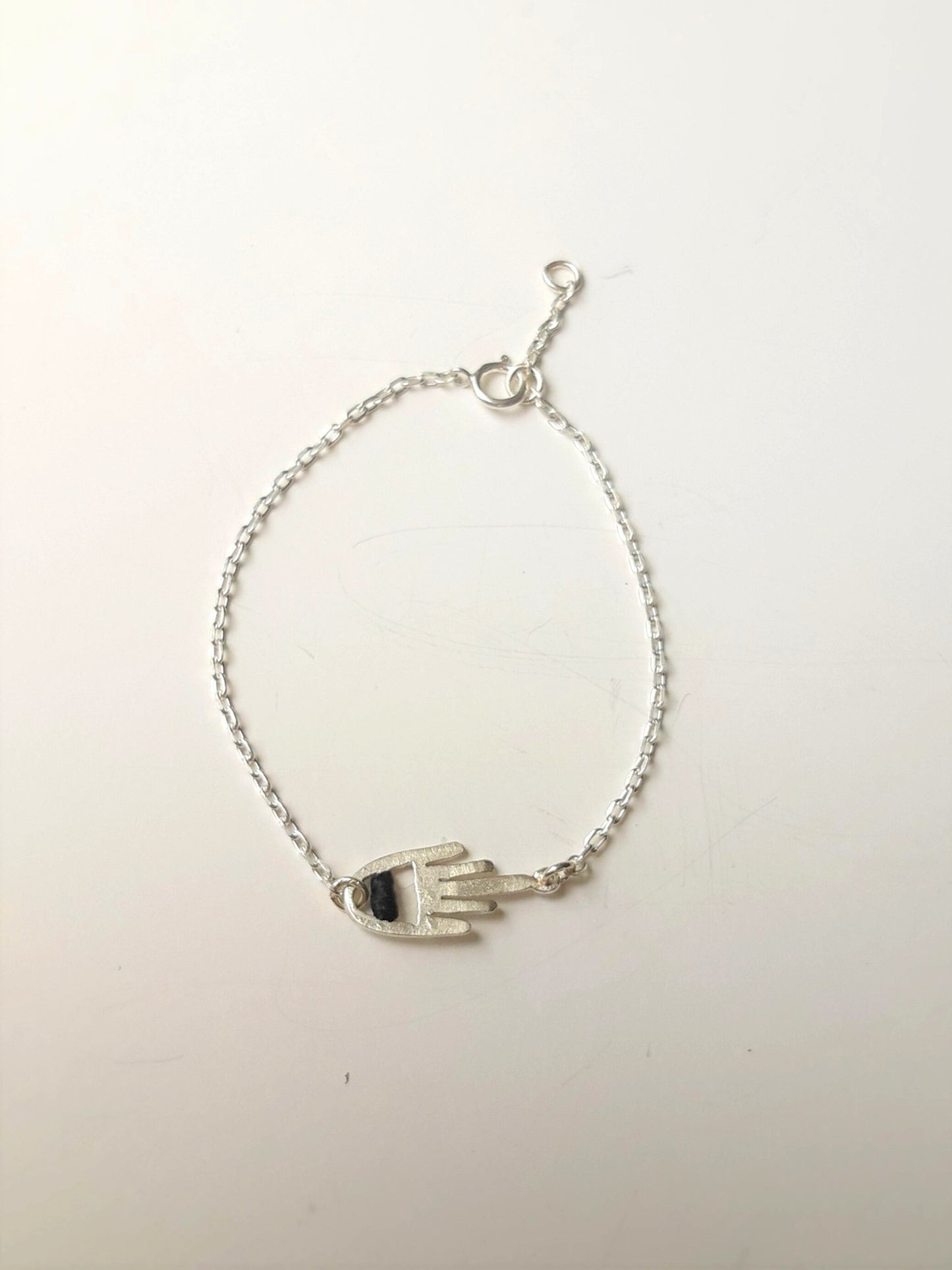 HAMSA Chain Bracelet W/ Thread
