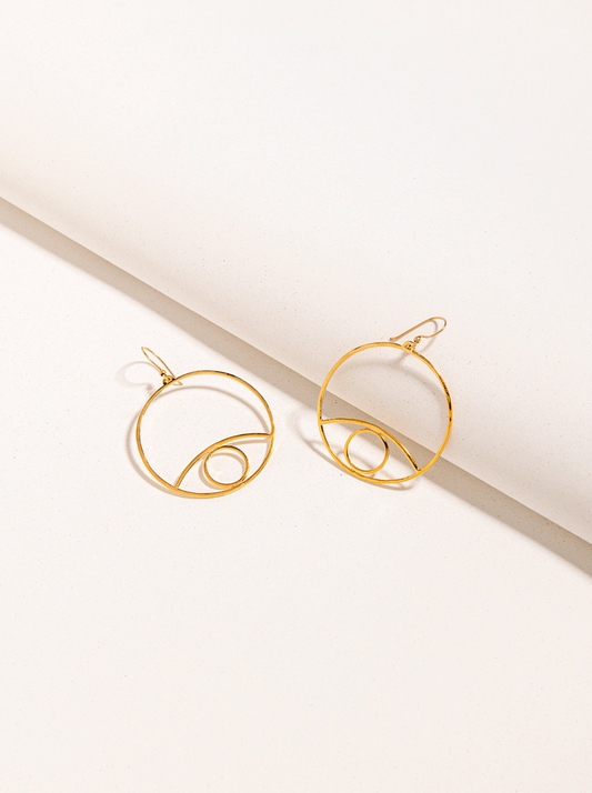 Evil Eye Hoop Earrings