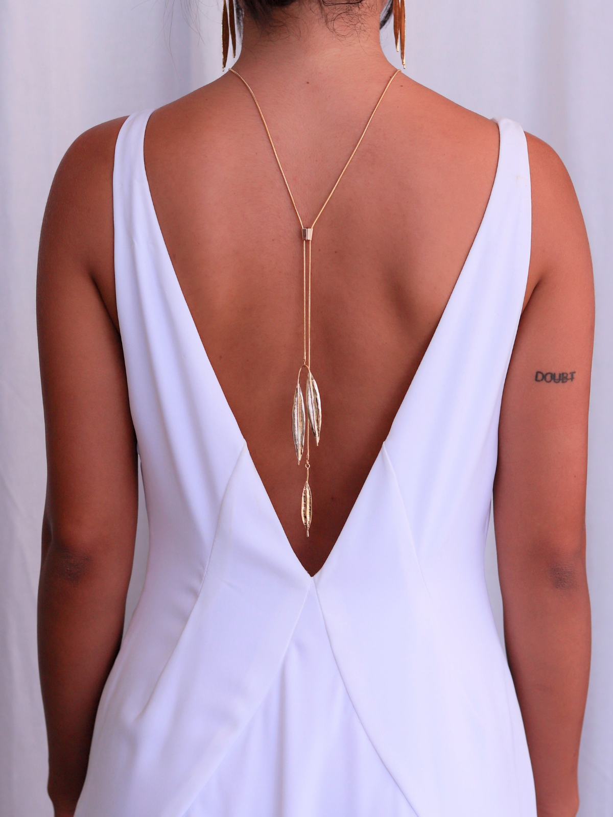 Long 2025 backdrop necklace