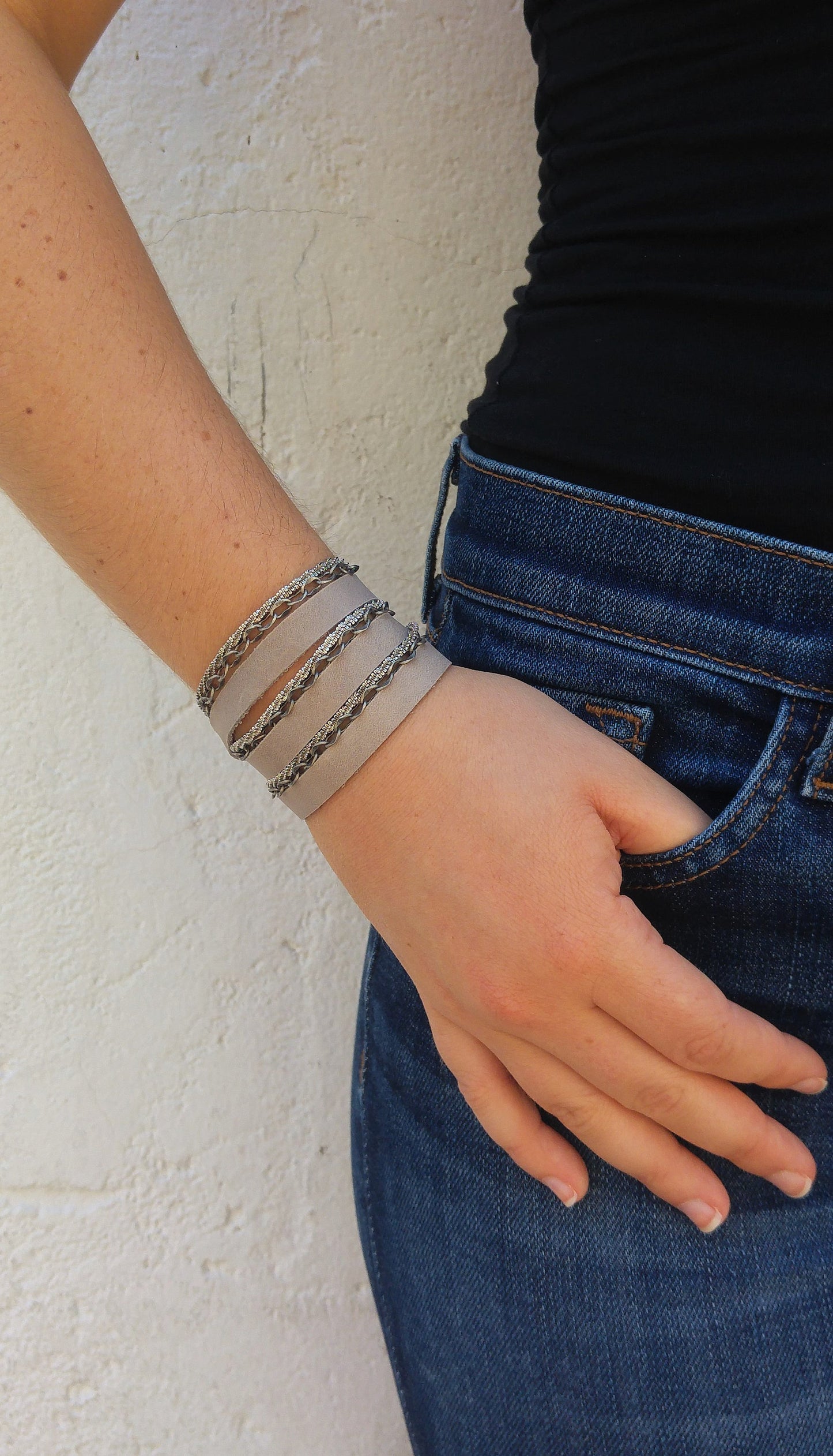 Leather Wrap Bracelet