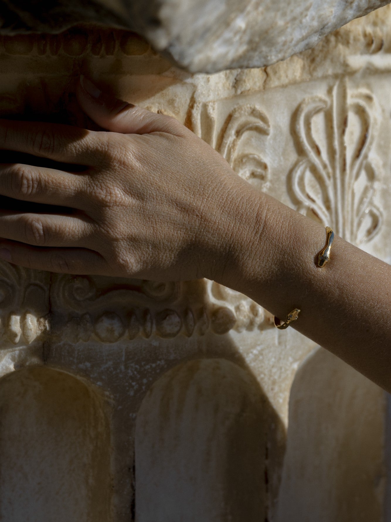 Mamba Cuff Bracelet 14k