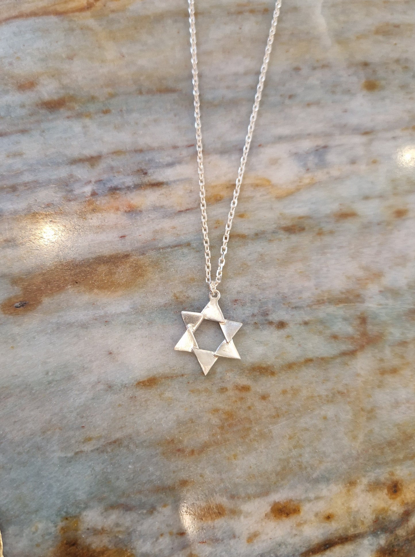 Star of David Better together Necklace in 14k