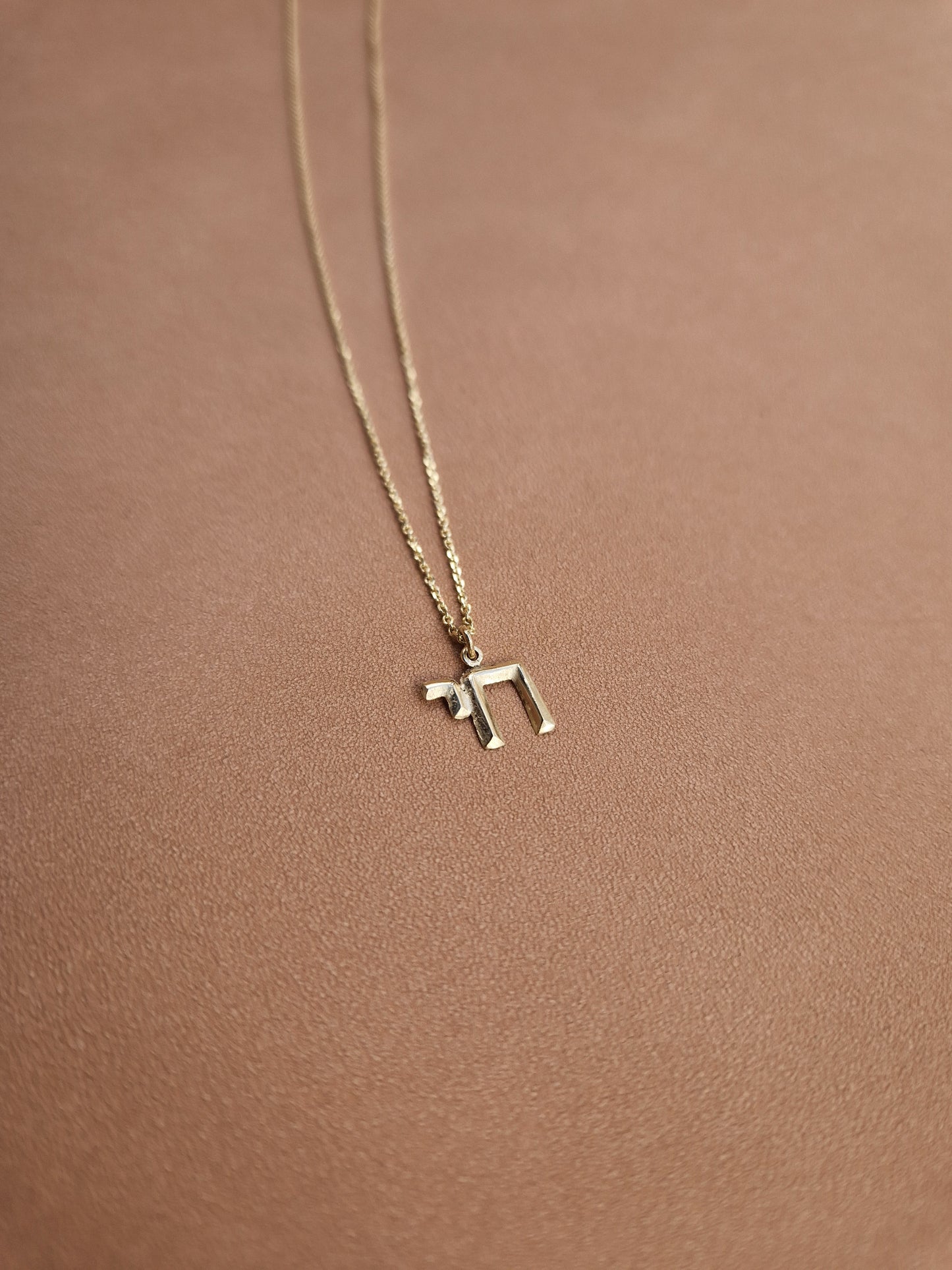 Chai Necklace in 14k