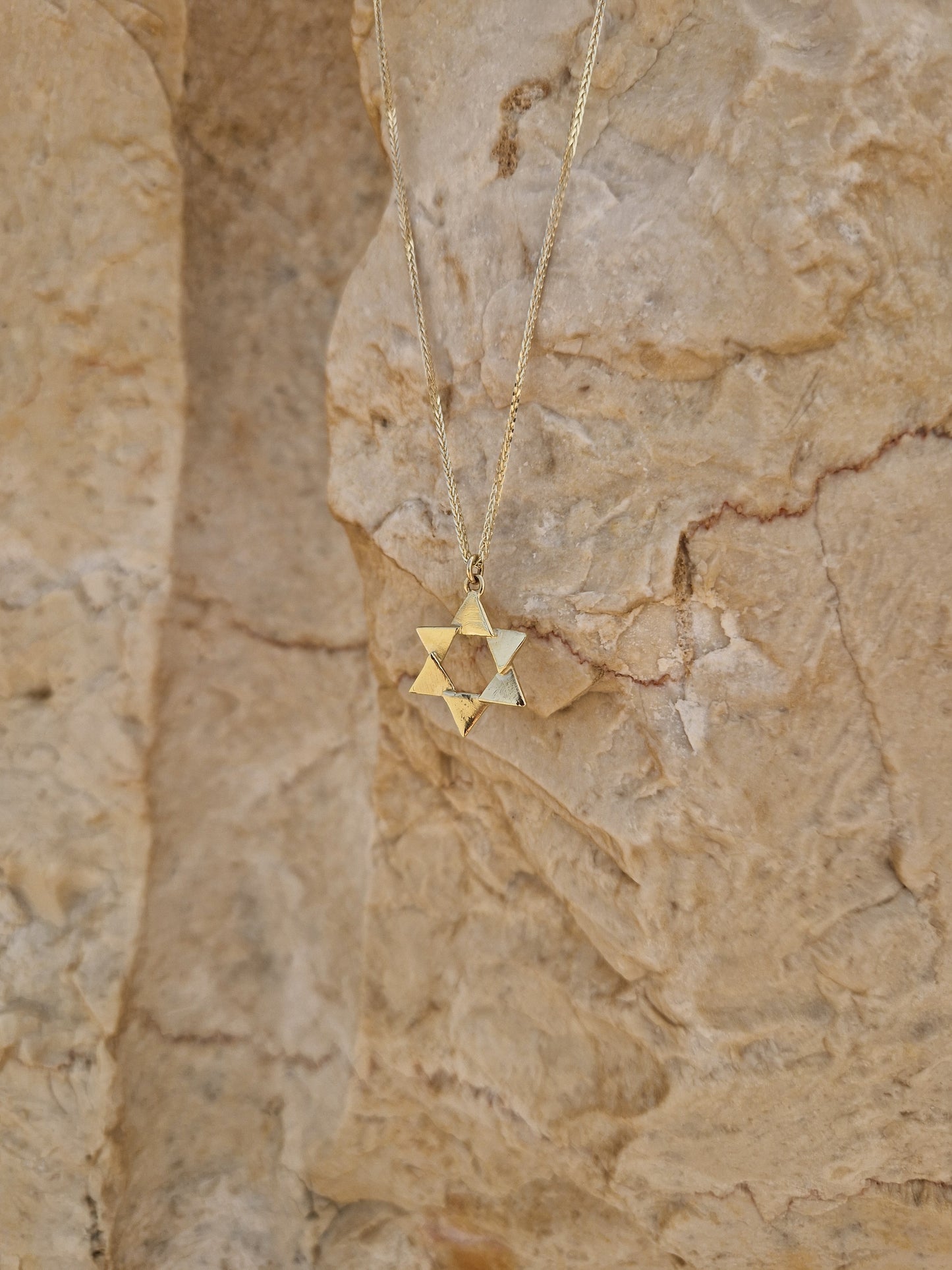 Star of David Better together Necklace in 14k