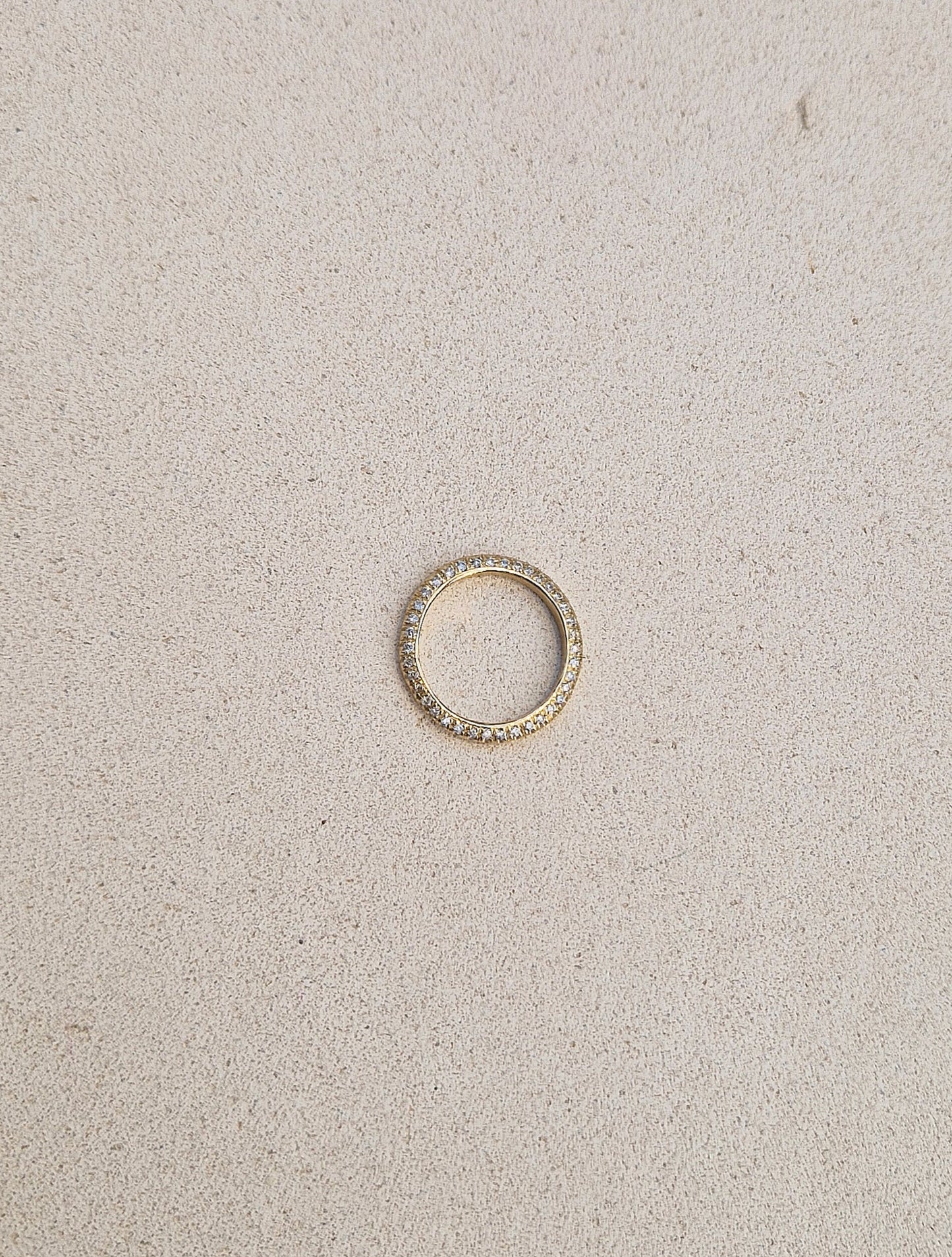 Shine Within Eternity Ring in 14K