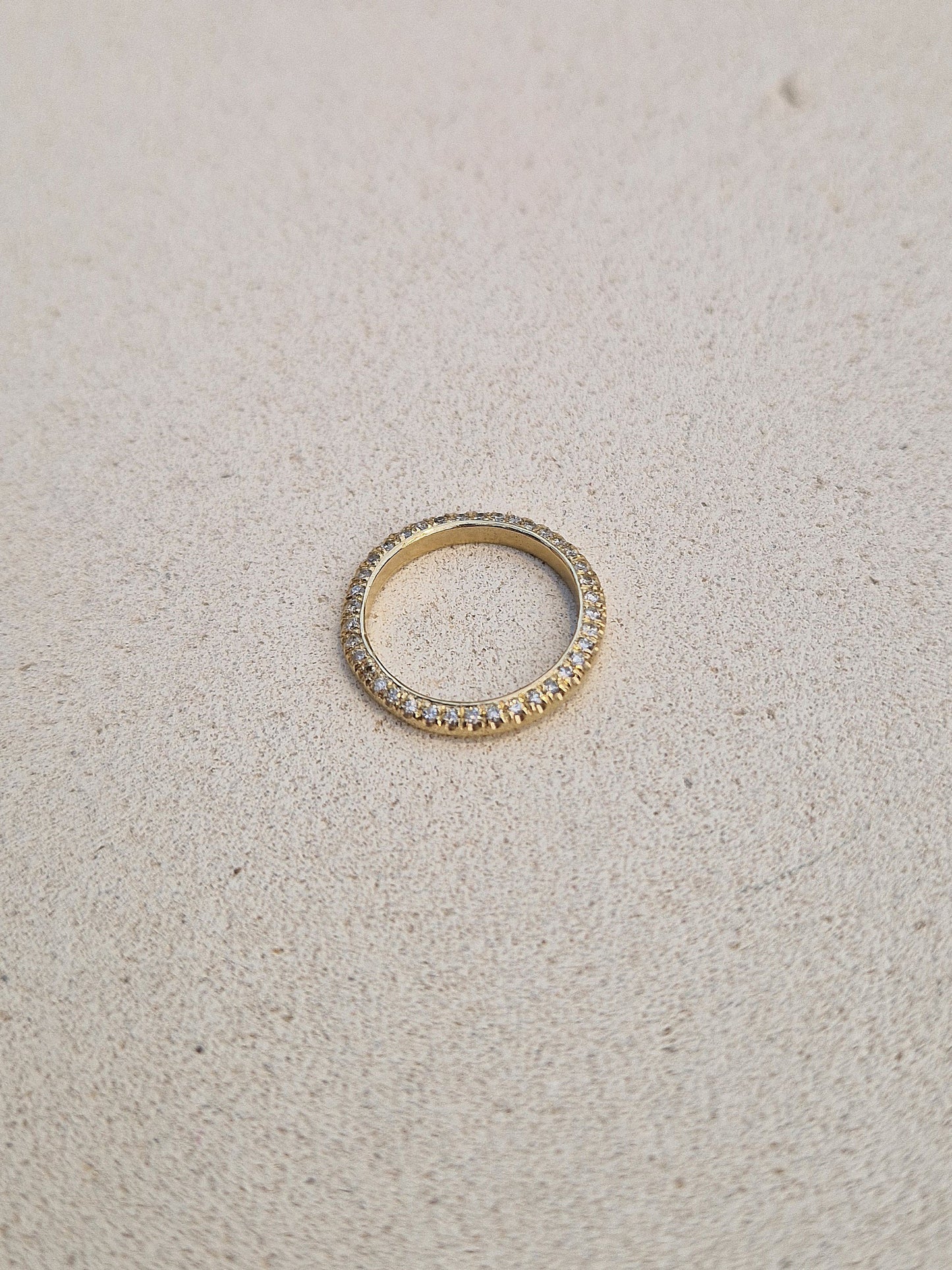 Shine Within Eternity Ring in 14K