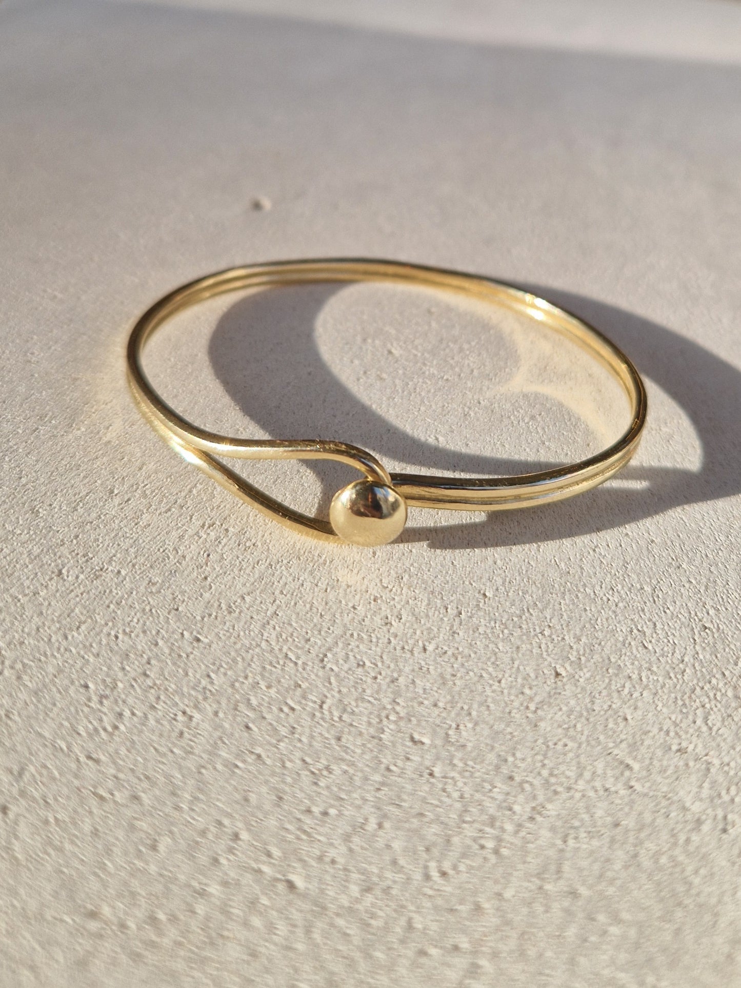 Lasso Cuff Bracelet in 14k