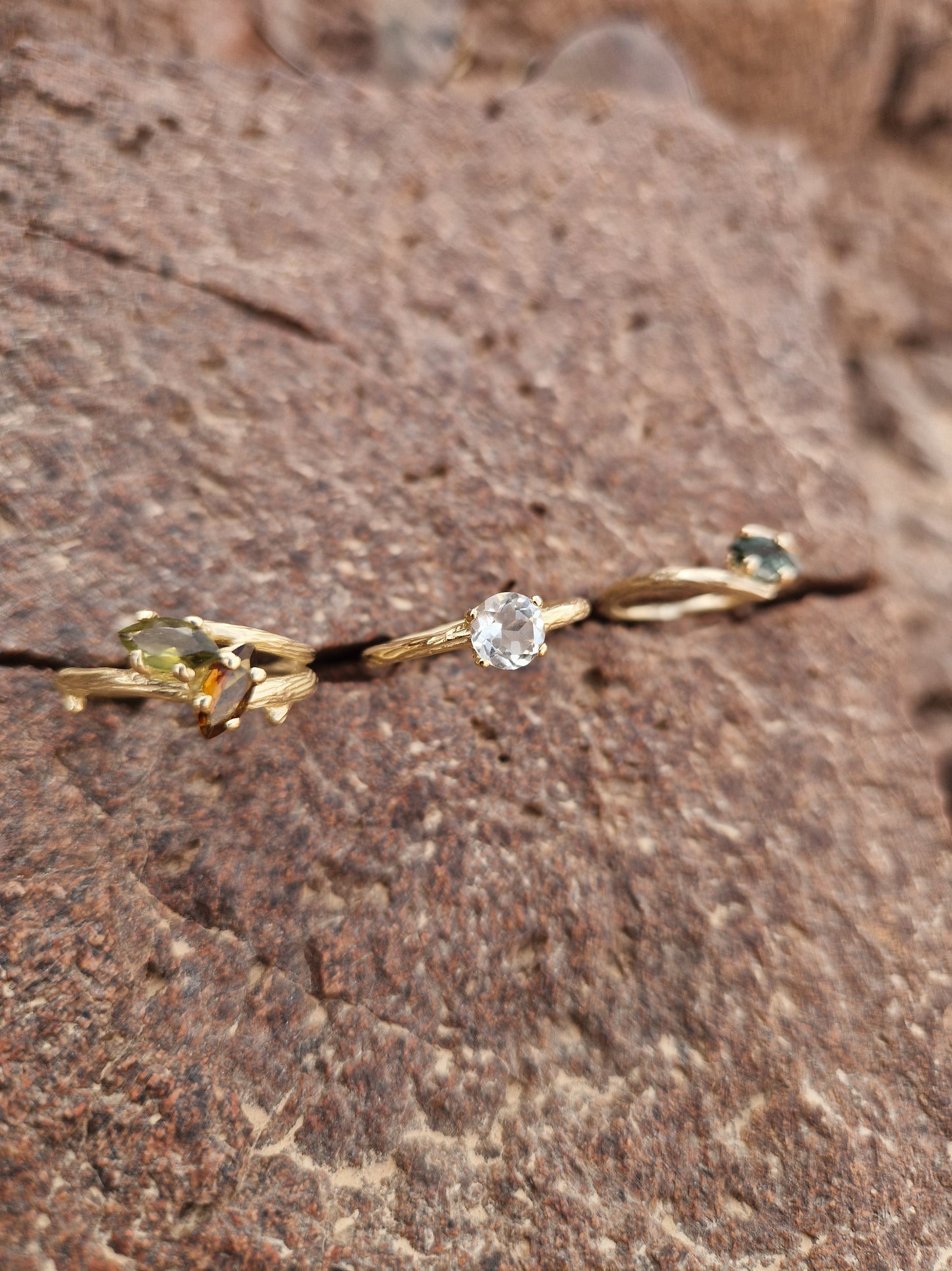 Roots Ring in 14K
