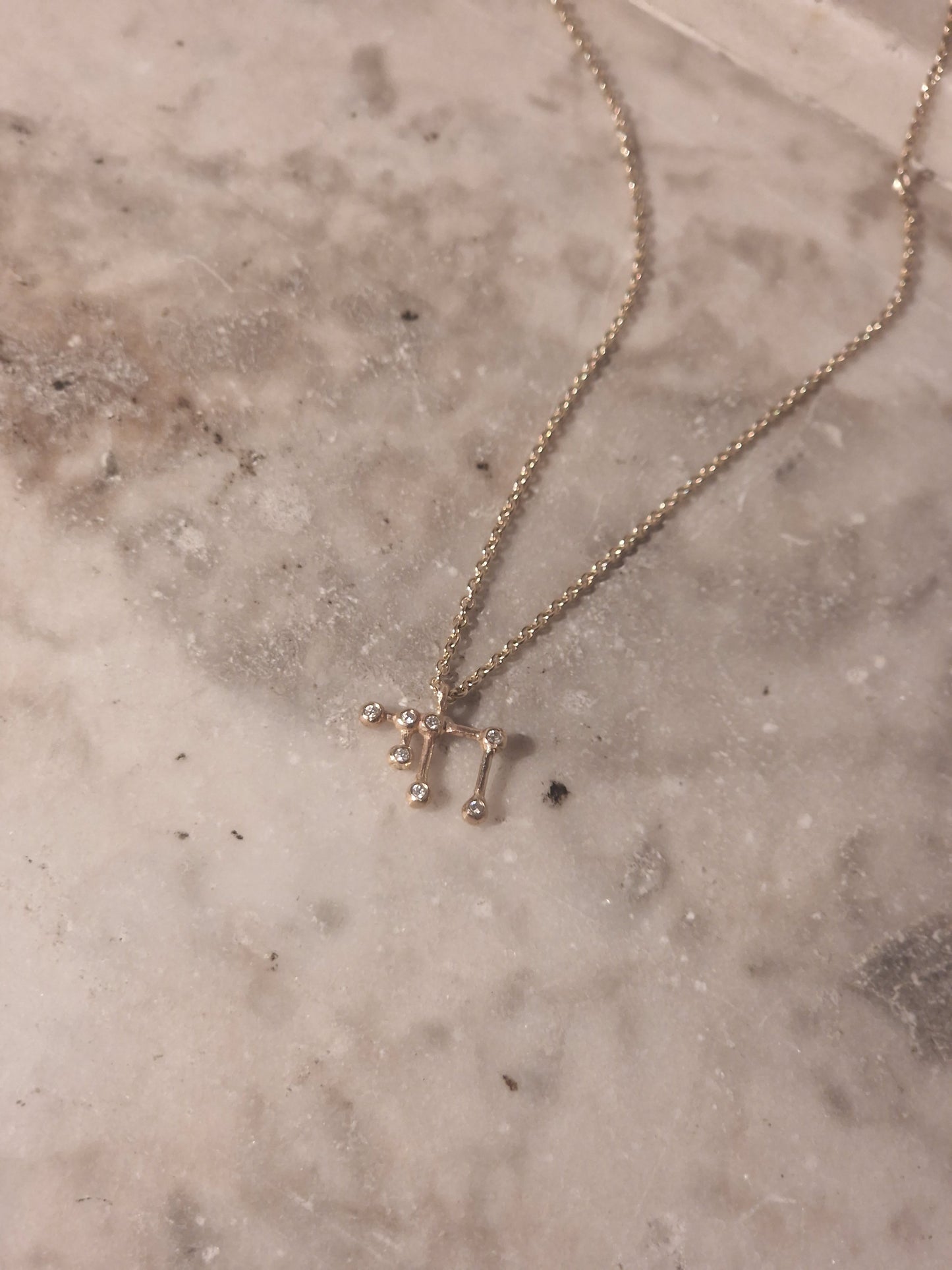 שרשרת חי פטיט ב-14k