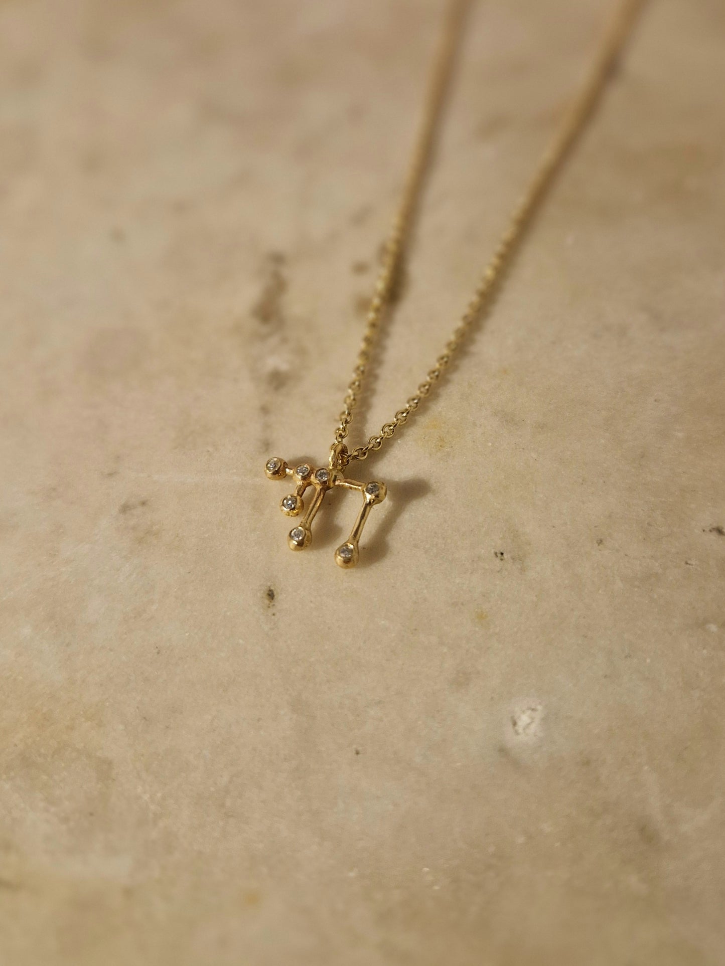 שרשרת חי פטיט ב-14k