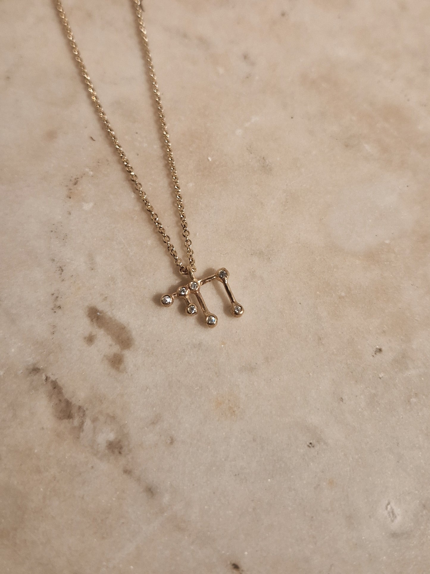 שרשרת חי פטיט ב-14k