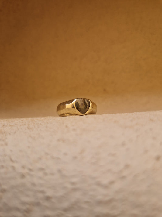 A Thousand Mirors Diamond Ring in 14k