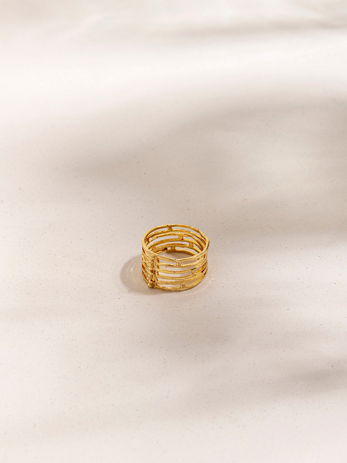 Layered Lines Ring