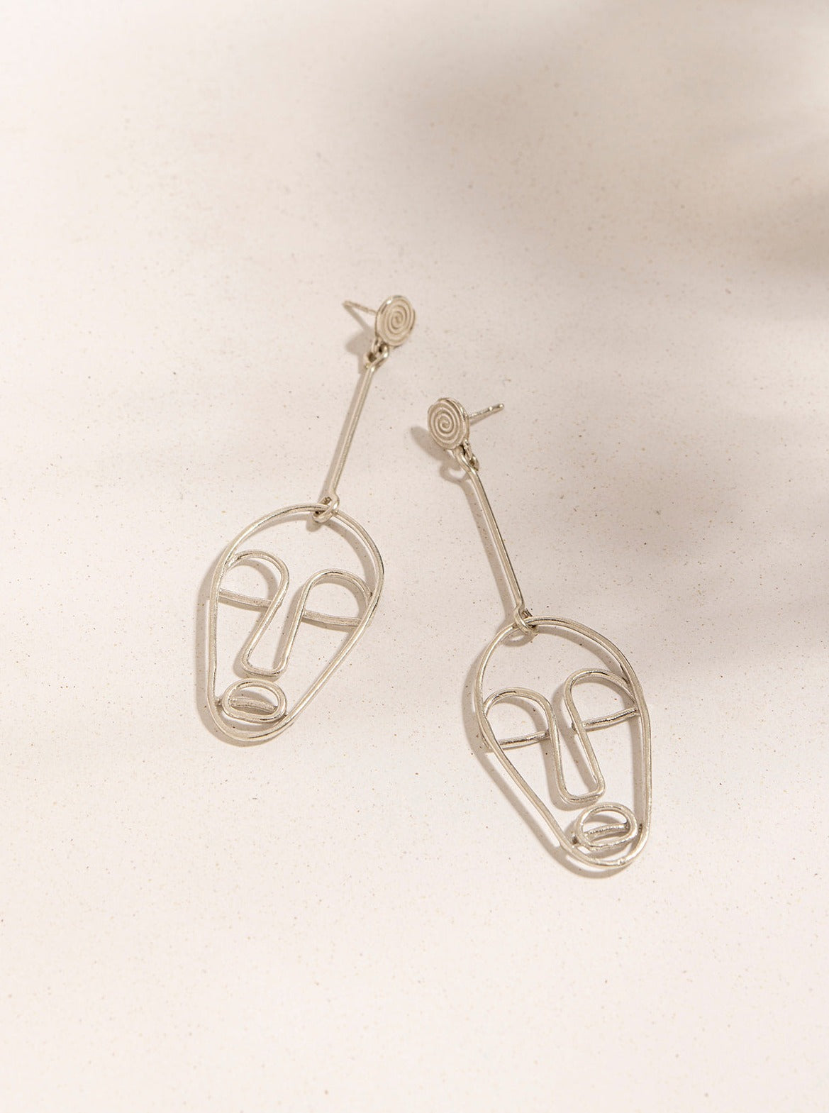 KARO African Mask Earrings-Pair