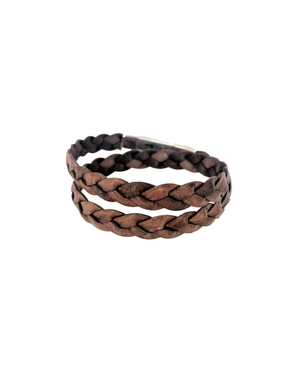 Braided Leather Wrap Bracelet for MEN