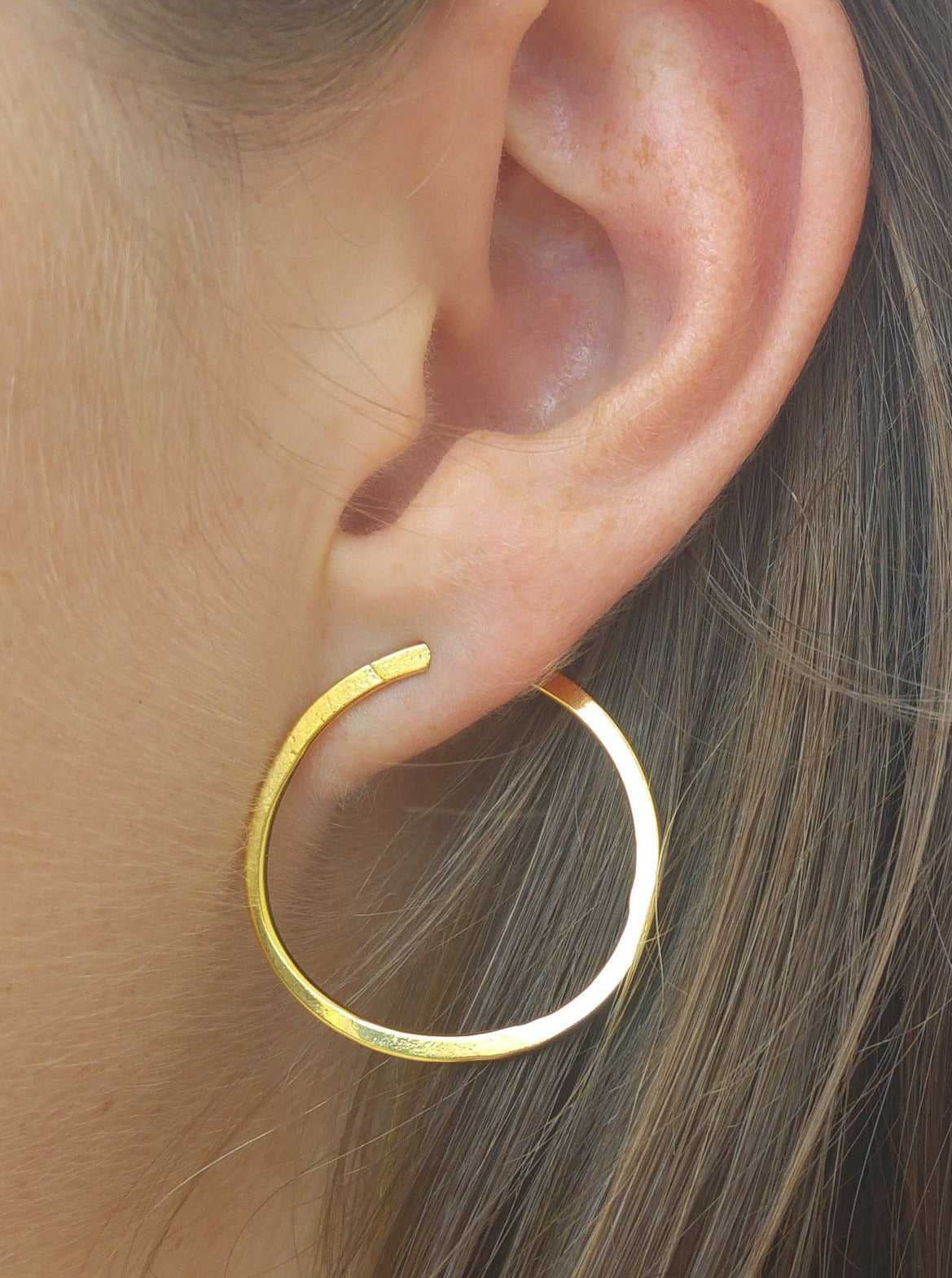 GEOMETRIC Open Hoop Earrings